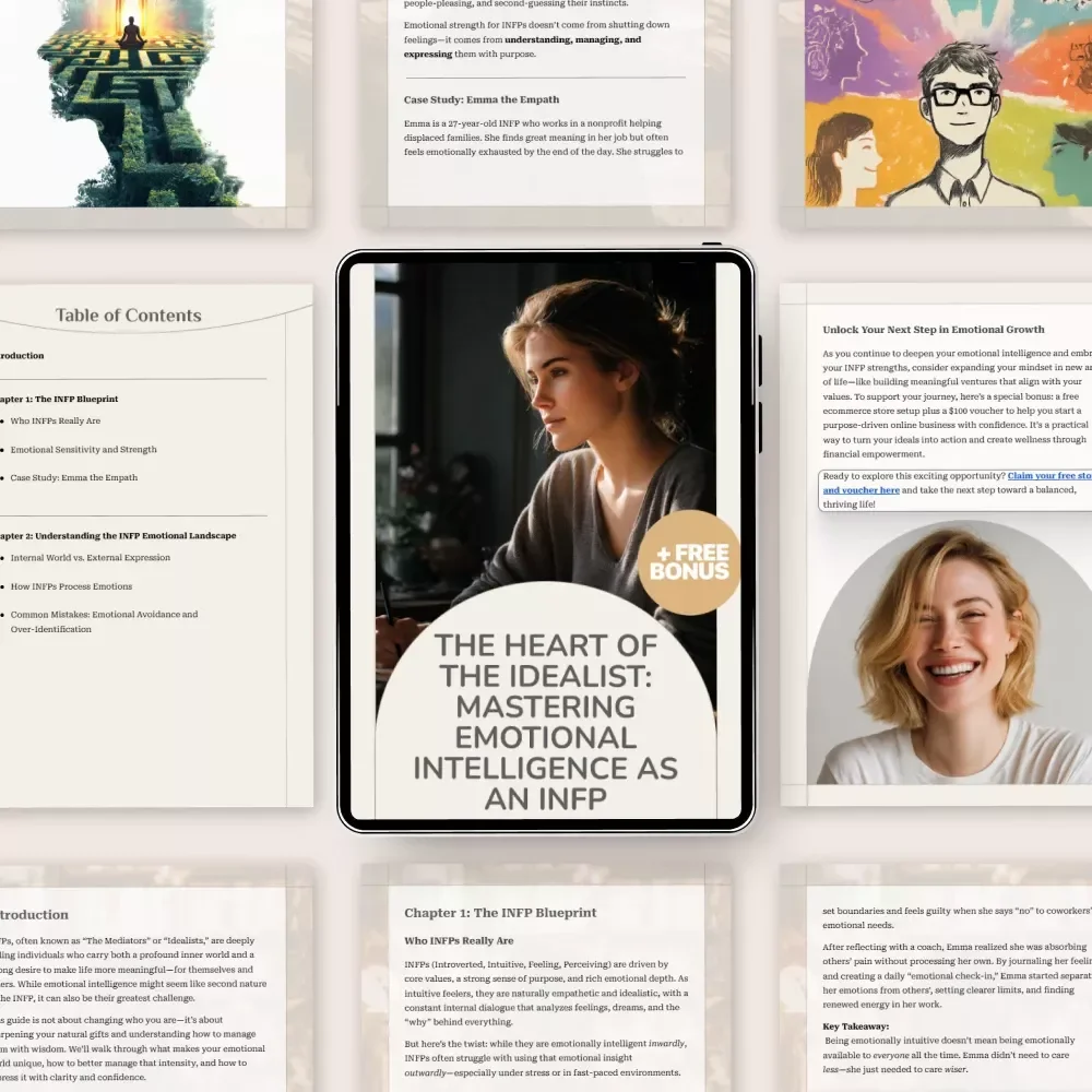 The Heart of the Idealist: Mastering Emotional Intelligence as an INFP | infp emotional intelligence Guide for Sensitive, Reflective Souls