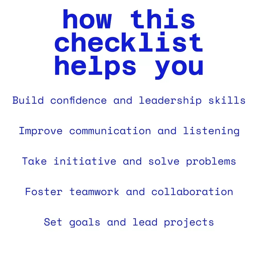 Your Ultimate Teen Leader Checklist: Take Charge and Shine – How to Be a Leader as a Teenager