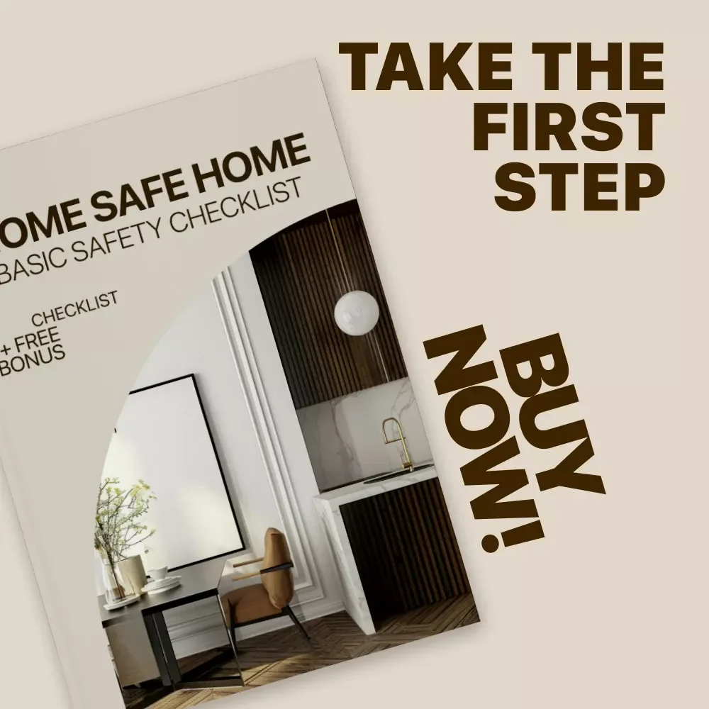 Home Safe Home: Basic Safety Checklist | Printable Digital Download | Essential basic home safety checklist for Families & Apartments