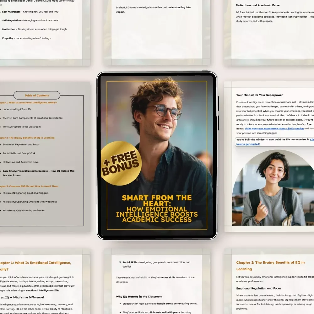 Smart from the Heart: How Emotional Intelligence Boosts Academic Success - A Digital Guide to Enhancing Emotional Intelligence and Academic Performance
