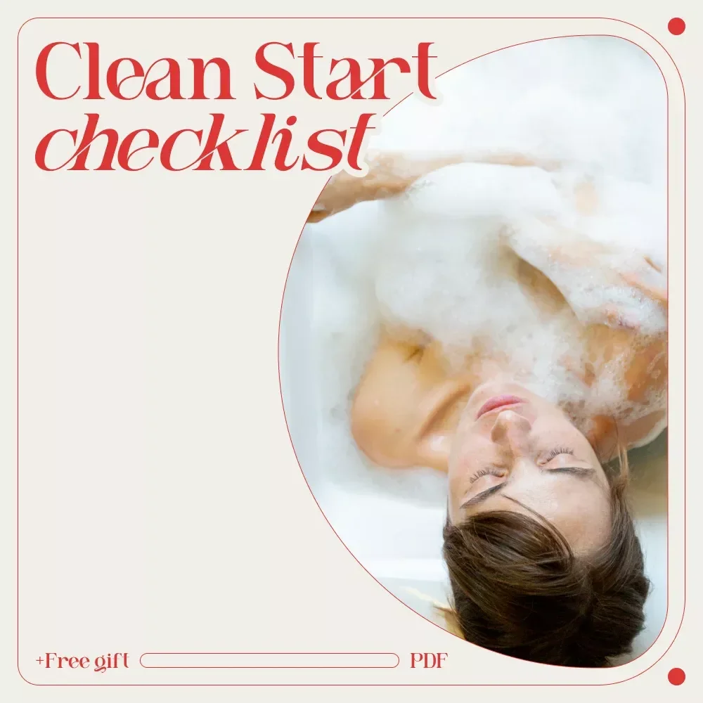 The “Clean Start” Checklist – A Gentle, Depression-Friendly Guide for How to Motivate Yourself to Shower When Depressed