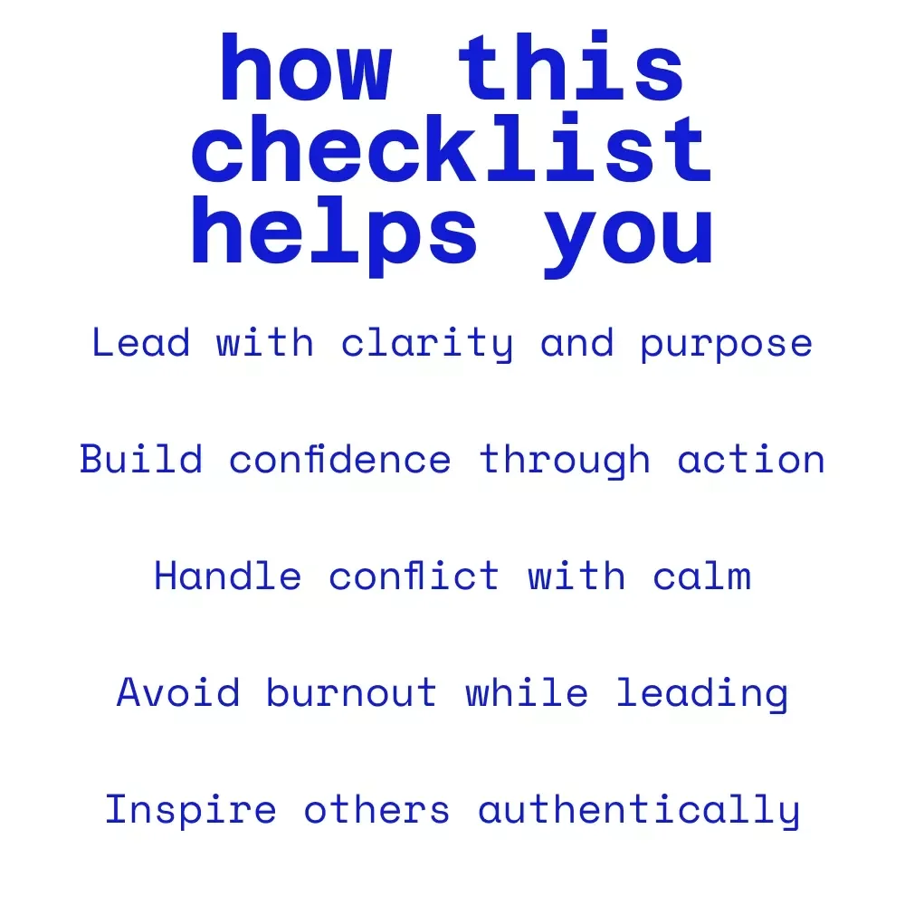 Student Leader Power Checklist: 12 Bold Steps to Stand Out & Step Up | How to Be an Effective Student Leader Digital Checklist