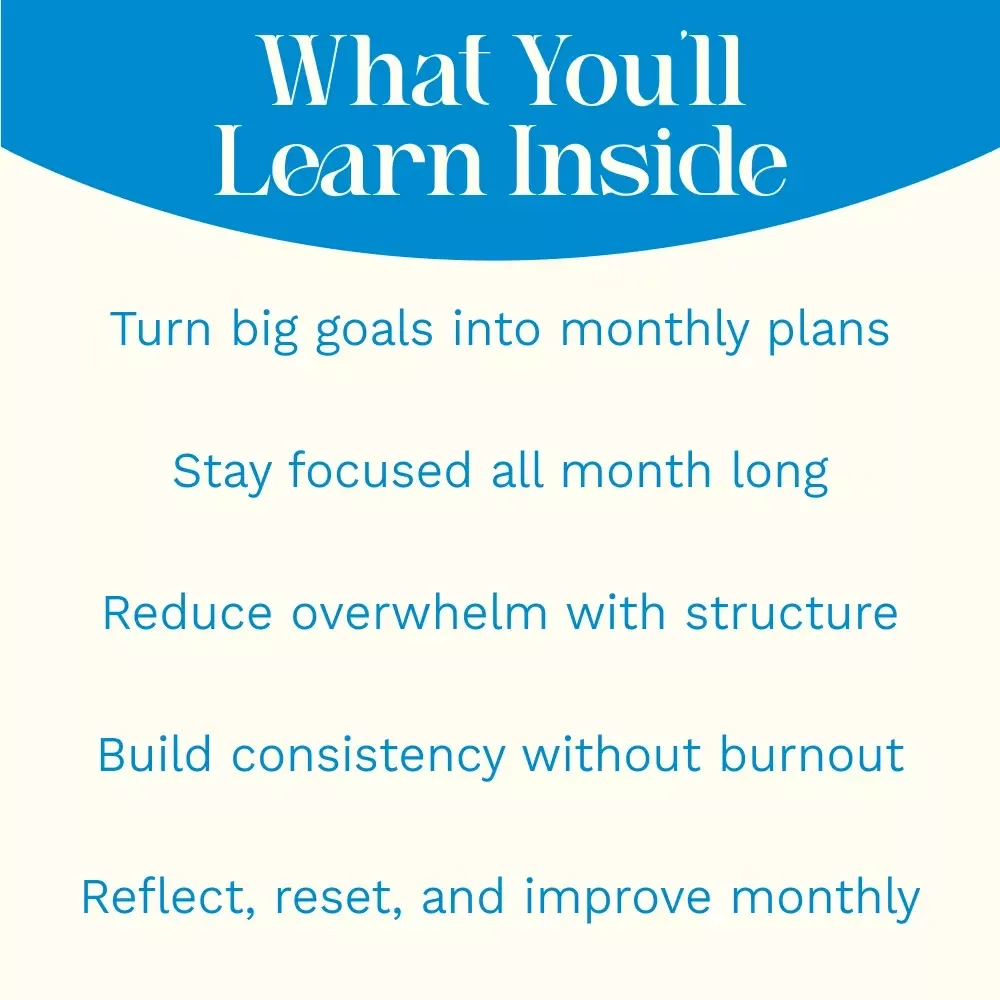 30 Days, Clear Ways: A Simple Guide to Monthly Goal Setting – How to Set Goals for the Month with a Simple 30-Day Planning System