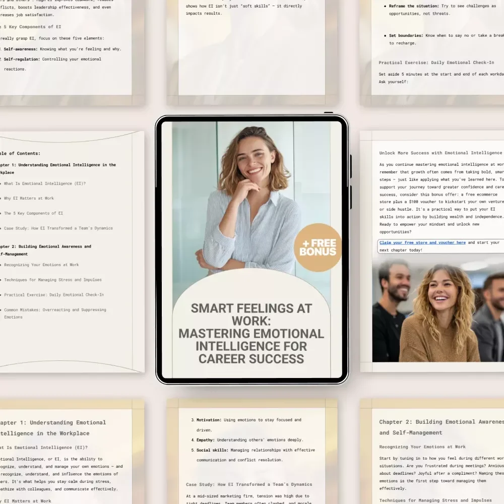 Smart Feelings at Work: Mastering Emotional Intelligence for Career Success - A Guide to Applying Emotional Intelligence in the Workplace