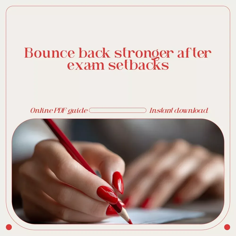 Fail Forward: How to Bounce Back Stronger After an Exam Setback | Student Comeback Guide for Confidence, Motivation, and How to Motivate Yourself After Failing an Exam