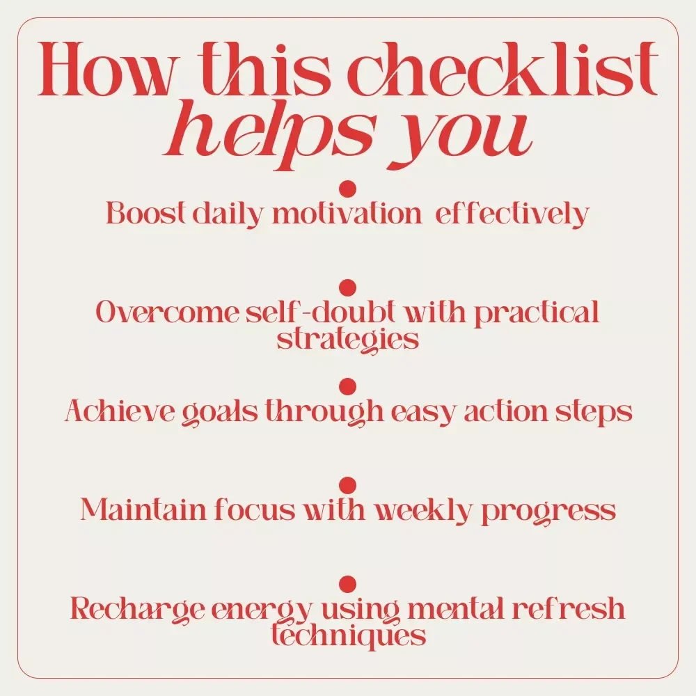 The Mindset Shift Checklist: Turn Doubt Into Drive, Fast! – How to Motivate Employees as a Supervisor Digital Download