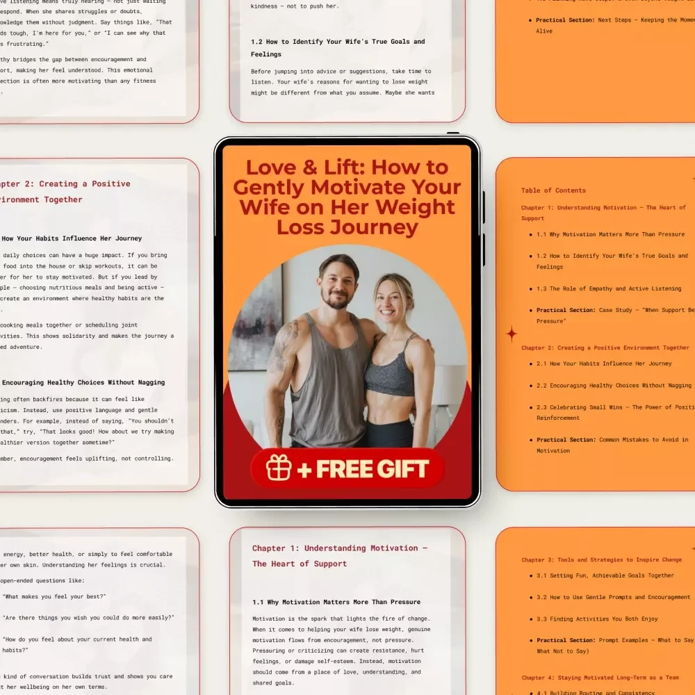 Love & Lift: How to Gently Motivate Your Wife on Her Weight Loss Journey – Supportive Husband’s Guide, Relationship-First Weight Loss Support, Motivational eBook for Couples