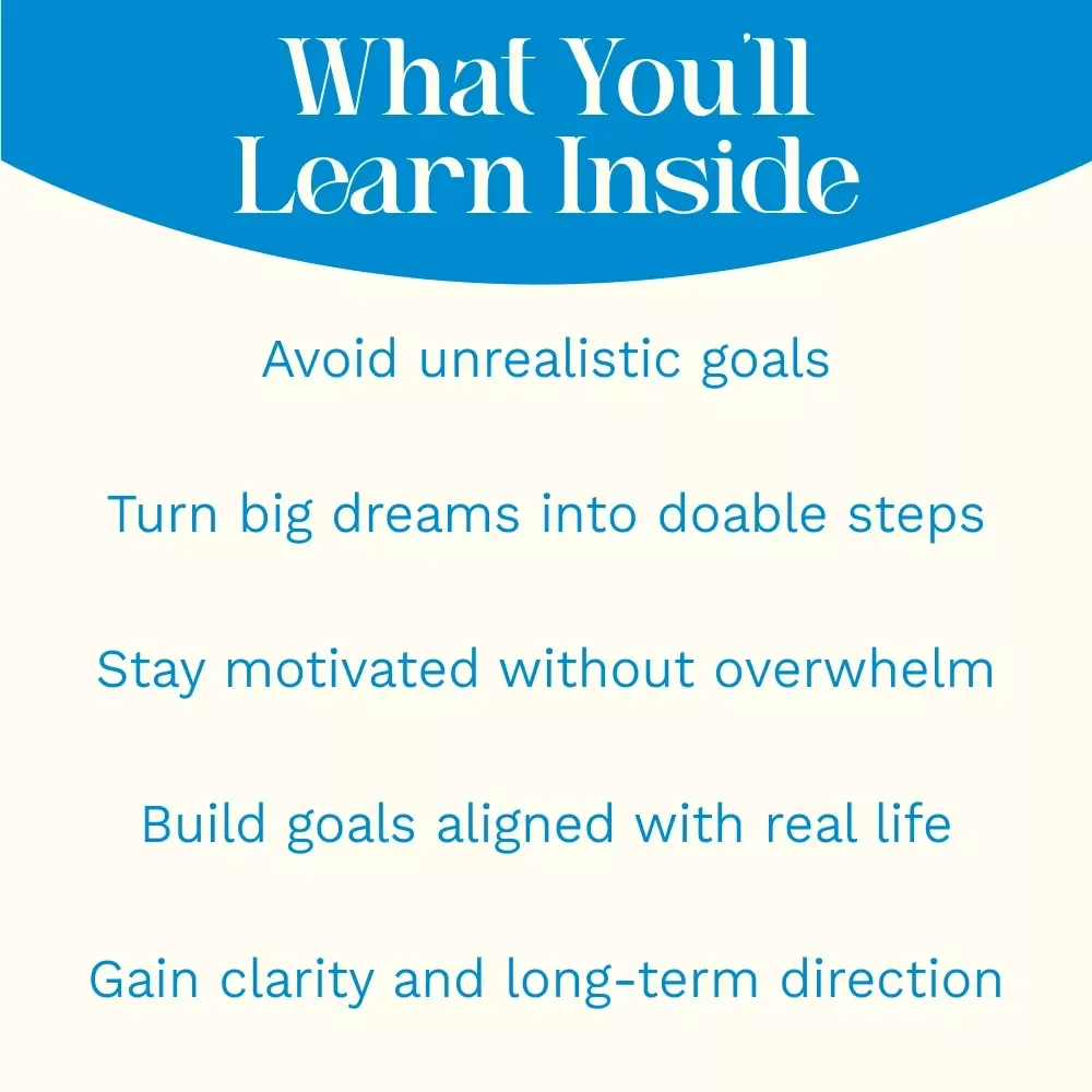 Dream Big, But Not Blindly: The Art of Avoiding Unrealistic Goals | Goal Setting Guide, Personal Development eBook, Productivity & Self-Improvement Digital Download
