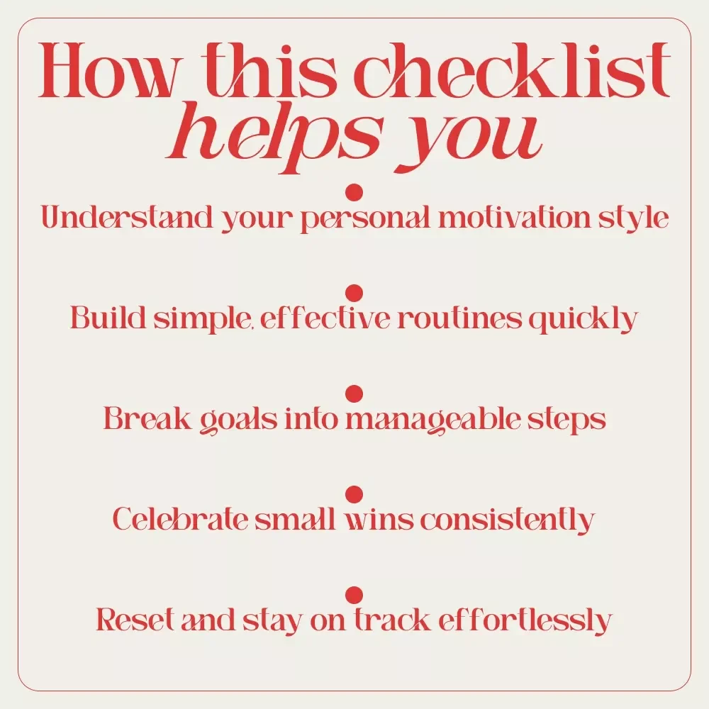 The Motivation Power-Up Checklist for Asperger Adults – Digital Download eBook, Guide, and Checklist to Boost Focus, Build Routines, and Stay Motivated