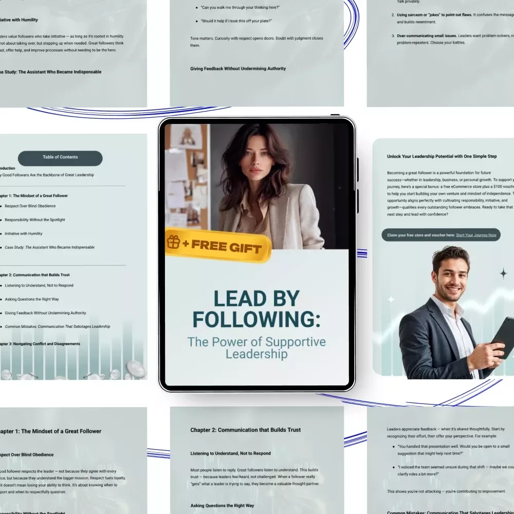 Lead by Following: The Power of Supportive Leadership Guide - How to Be a Good Follower to the Leader eBook