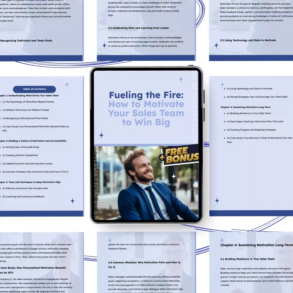 Fueling the Fire: How to Motivate Your Sales Team to Win Big | Sales Motivation Guide for Leaders on how to motivate my sales team