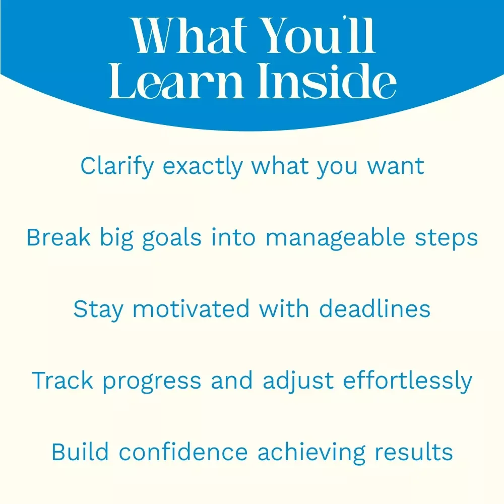 Goal Getter: Set Smarter Goals in Just 4 Easy Steps – How to Set Goals 4 Easy Steps Guide for Success