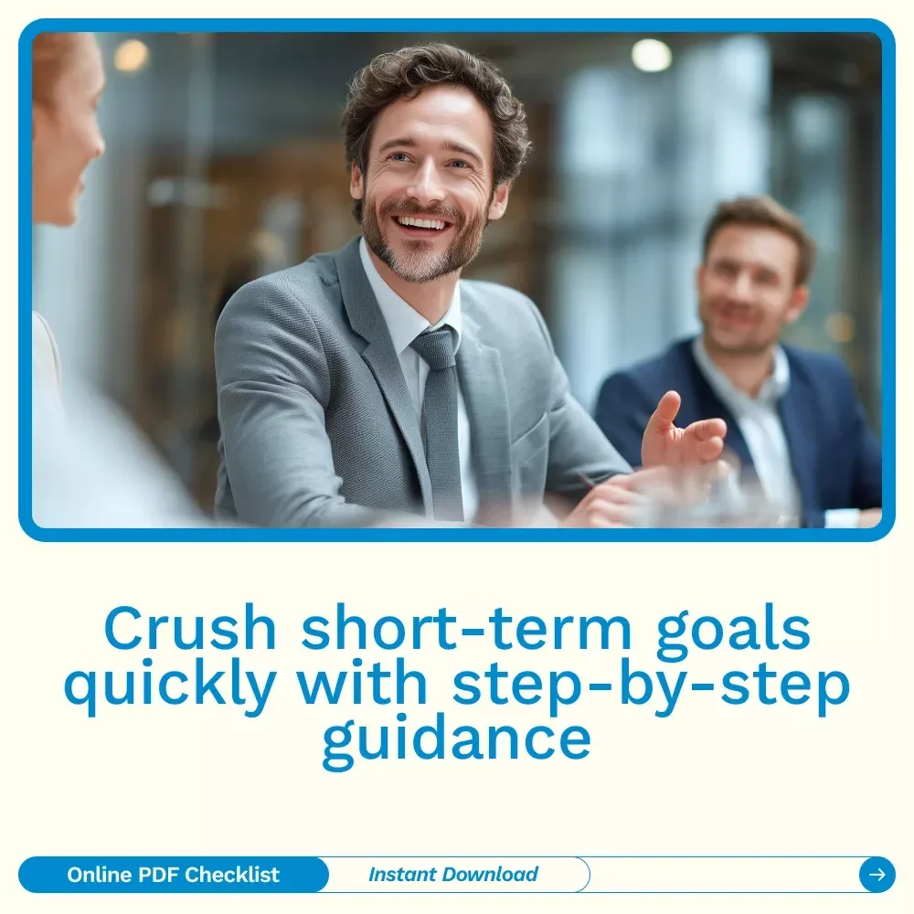 Your Quick Wins Checklist: Crush Your Short-Term Goals Step-by-Step | How to Set Short Term Goals for Yourself