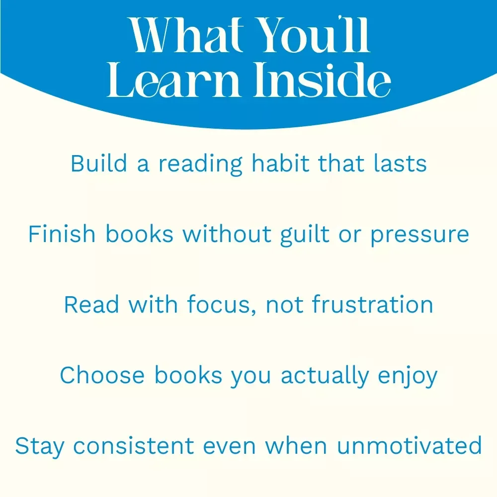 Read On Purpose: How to Motivate Yourself to Actually Finish a Book | Reading Motivation Guide, Build a Reading Habit, Digital eBook for Busy Readers