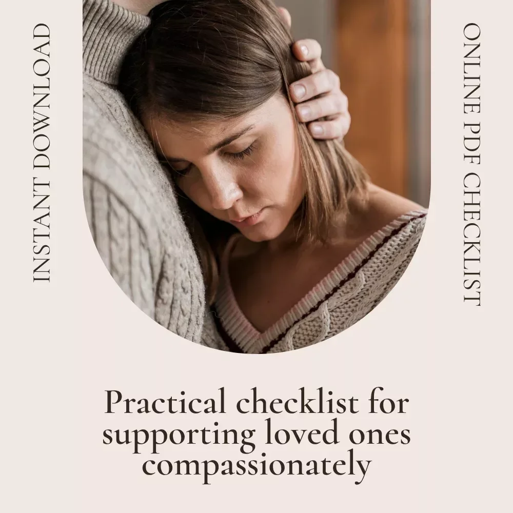 Checklist: Your Compassionate Support Toolkit — Simple Steps to Help Someone with Low Self-Esteem and Depression | How to Help Someone with Low Self Esteem and Depression Printable Checklist