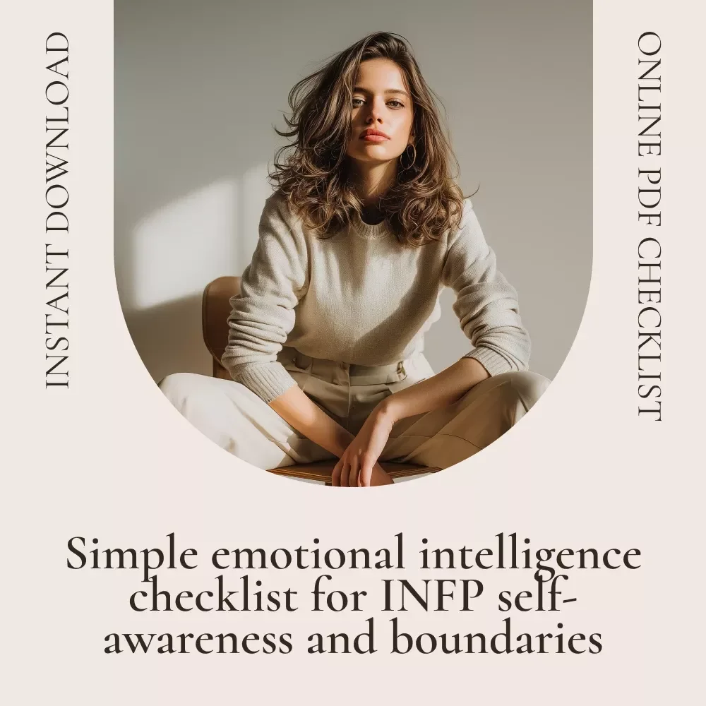 Emotional Mastery for INFPs: Your Actionable EQ Checklist | infp emotional intelligence Growth Guide