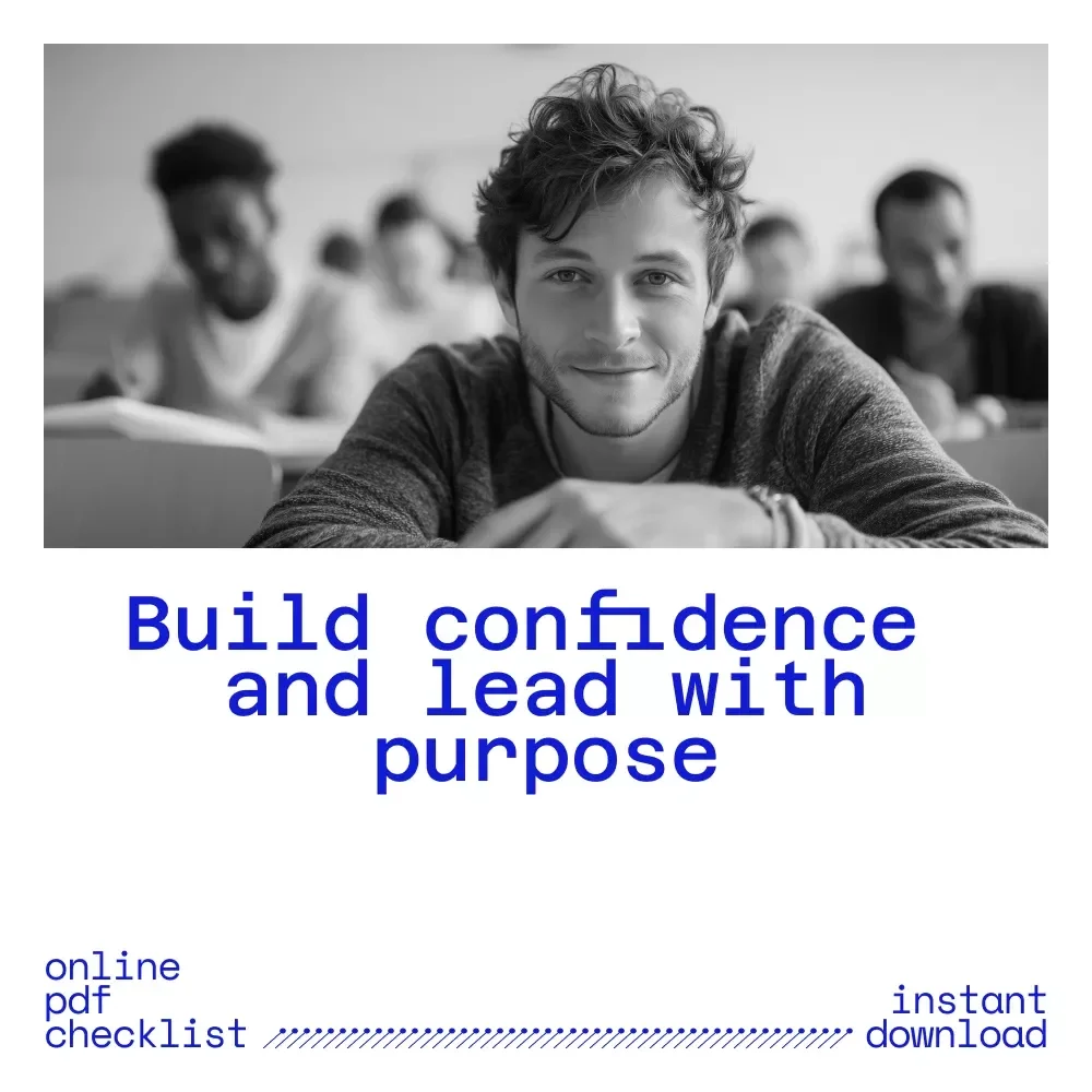 Student Leader Power Checklist: 12 Bold Steps to Stand Out & Step Up | How to Be an Effective Student Leader Digital Checklist