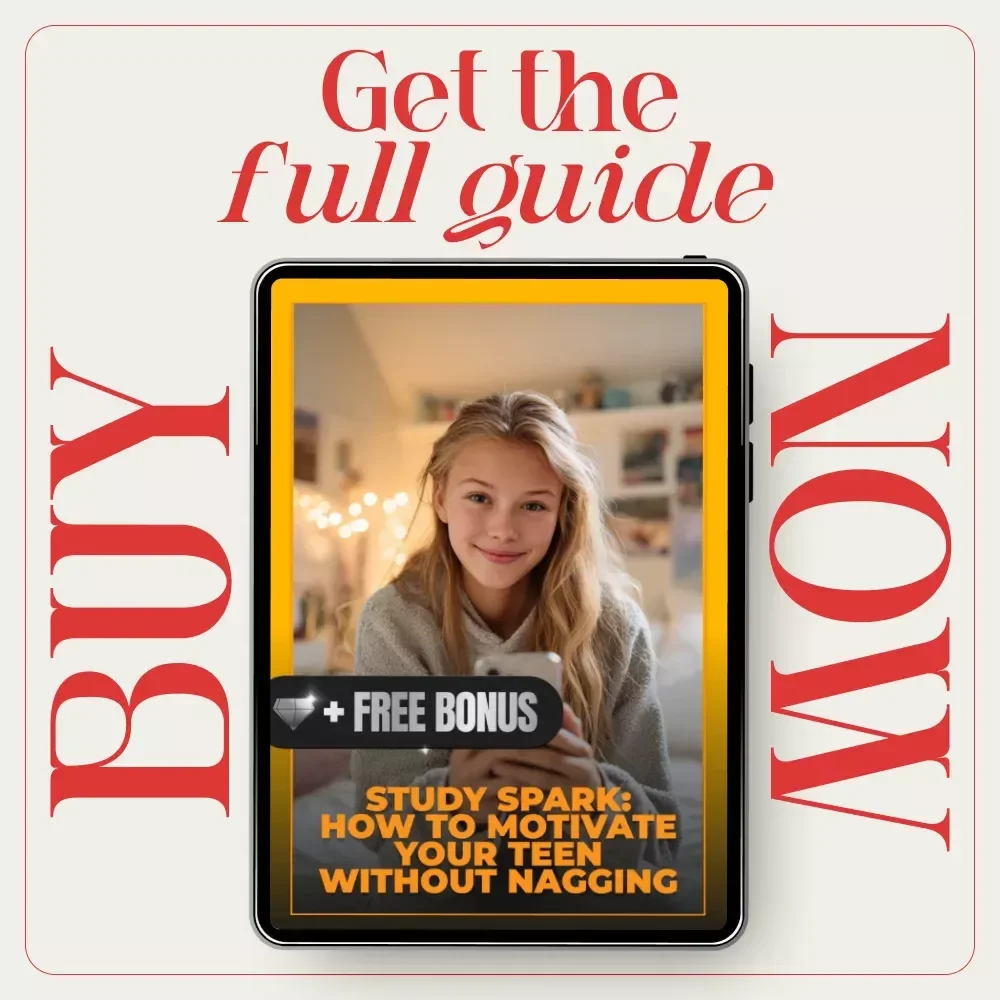 Study Spark: How to Motivate Your Teen Without Nagging – A Practical Parent Guide on how to motivate your teenager to study