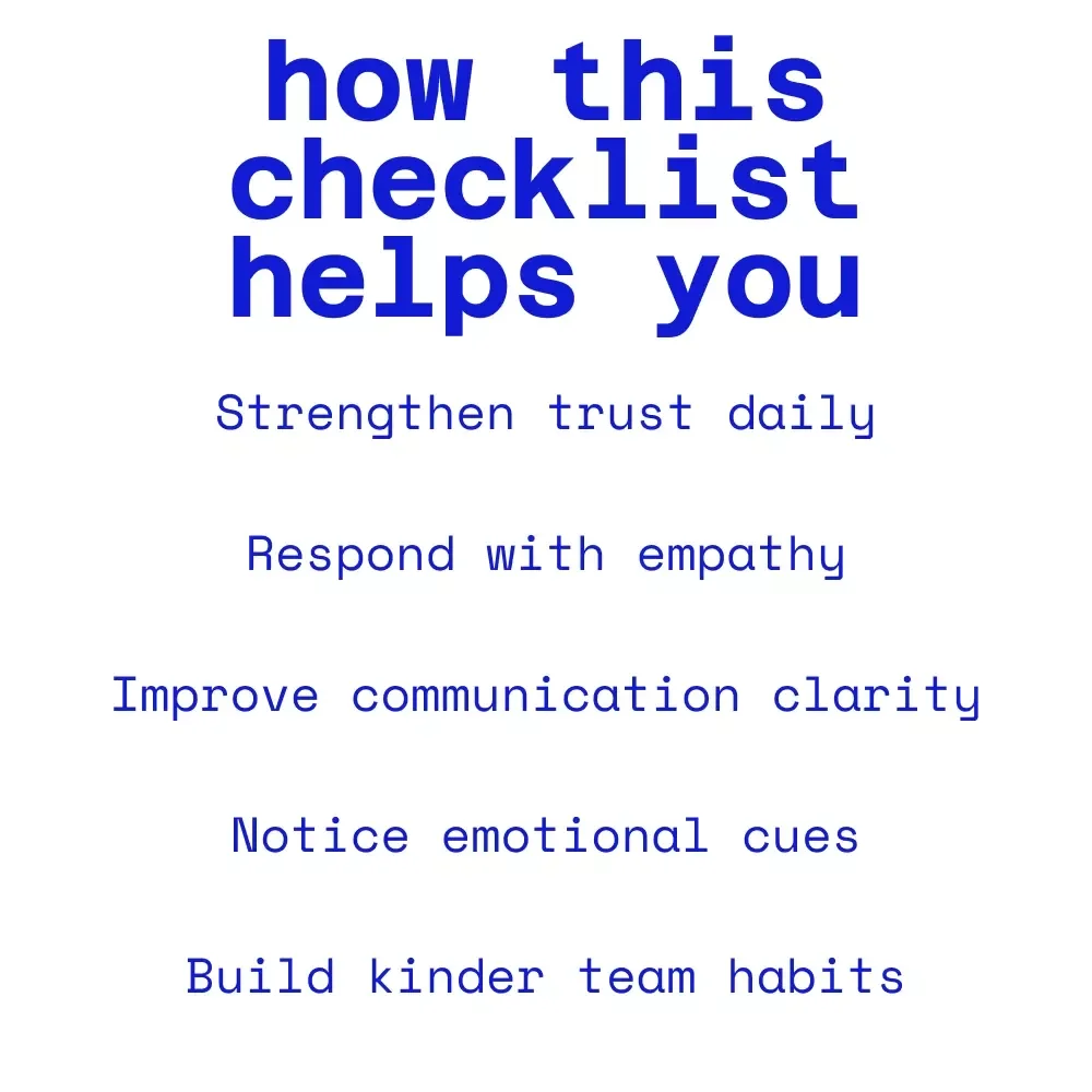 The Empathetic Manager’s Power Checklist | How to Be an Empathetic Manager Digital Checklist for Kind, Clear & Confident Leadership