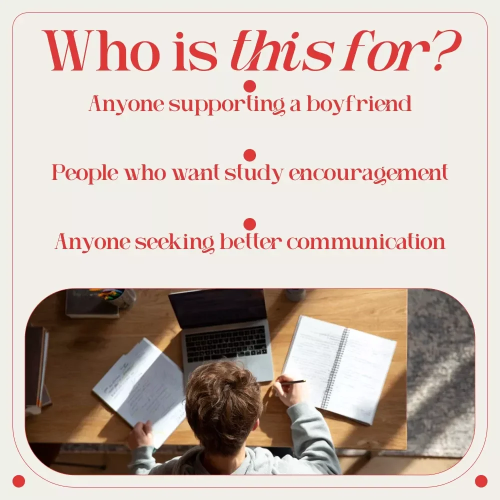 Boost His Books: How to Motivate Your Boyfriend to Study Without the Stress | Digital Study Motivation Guide for Supportive Partners & Academic Success