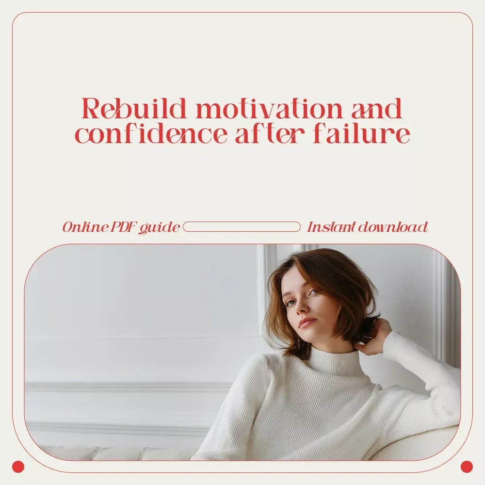 Bounce Back Better: Your Guide to Self-Motivation After Failure | How to Motivate Yourself After Failure | Mindset Reset & Motivation Guide