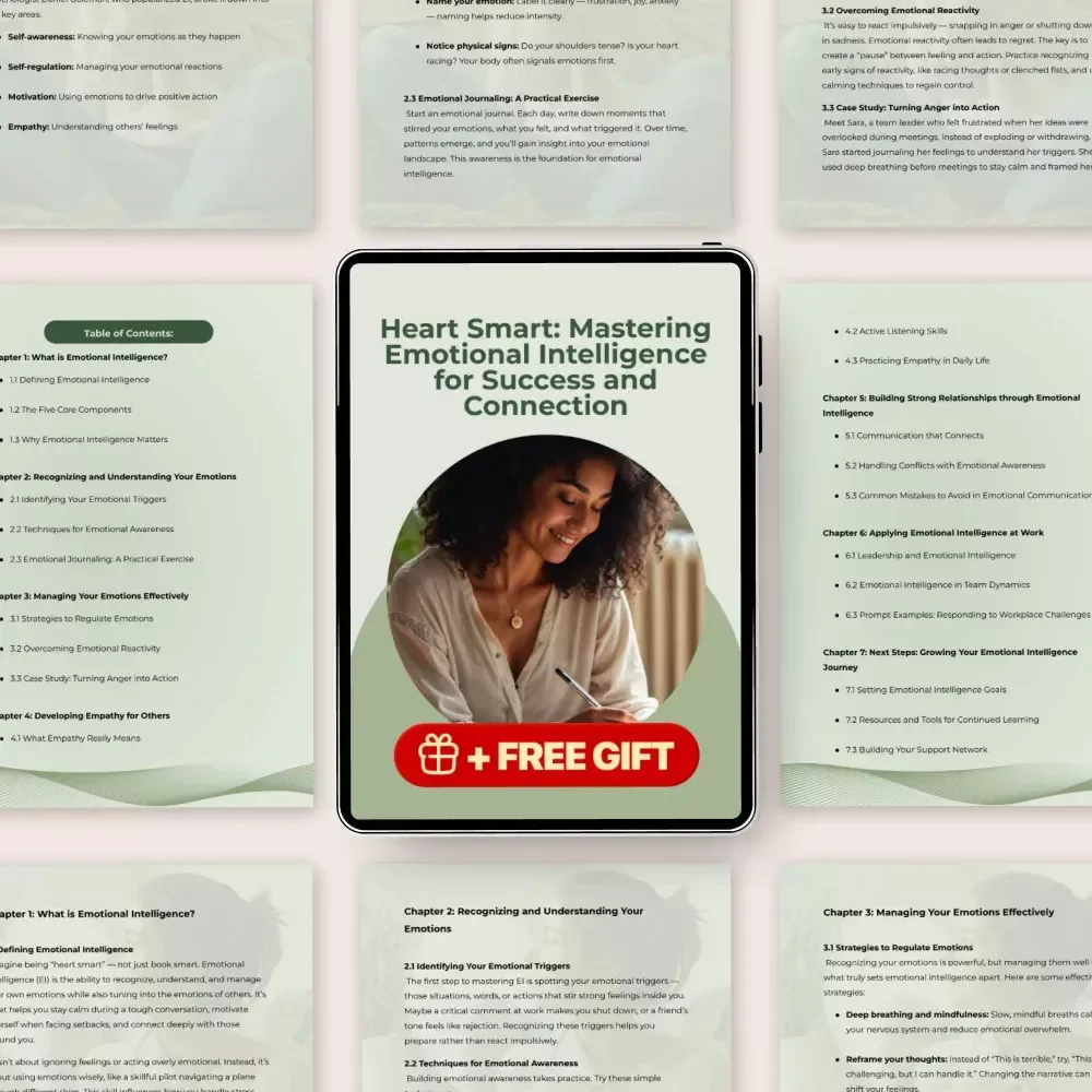 Heart Smart: Mastering Emotional Intelligence for Success and Connection – Practical Guide to the Use of Emotional Intelligence for Personal Growth, Relationships, and Workplace Leadership