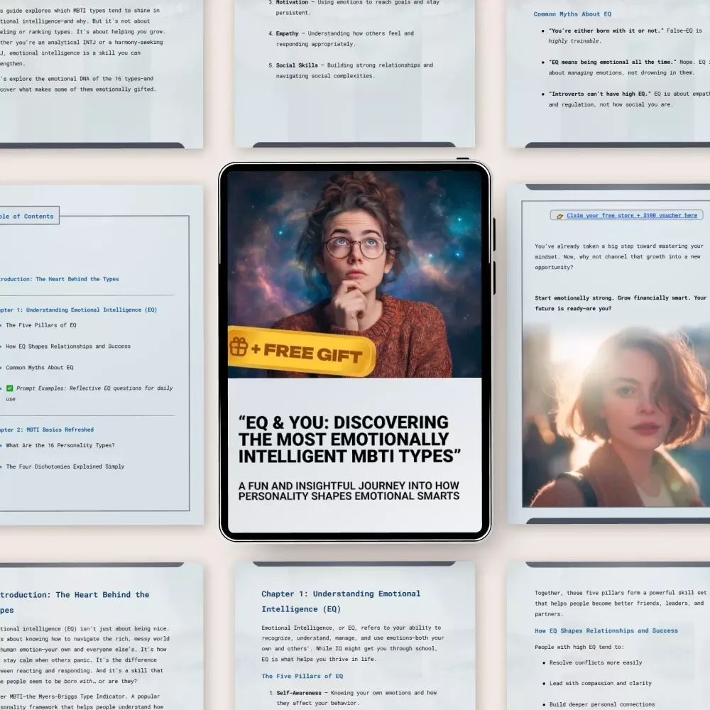 EQ & You: Discovering the Most Emotionally Intelligent MBTI Types | Emotional Intelligence Guide | Personality Insights eBook