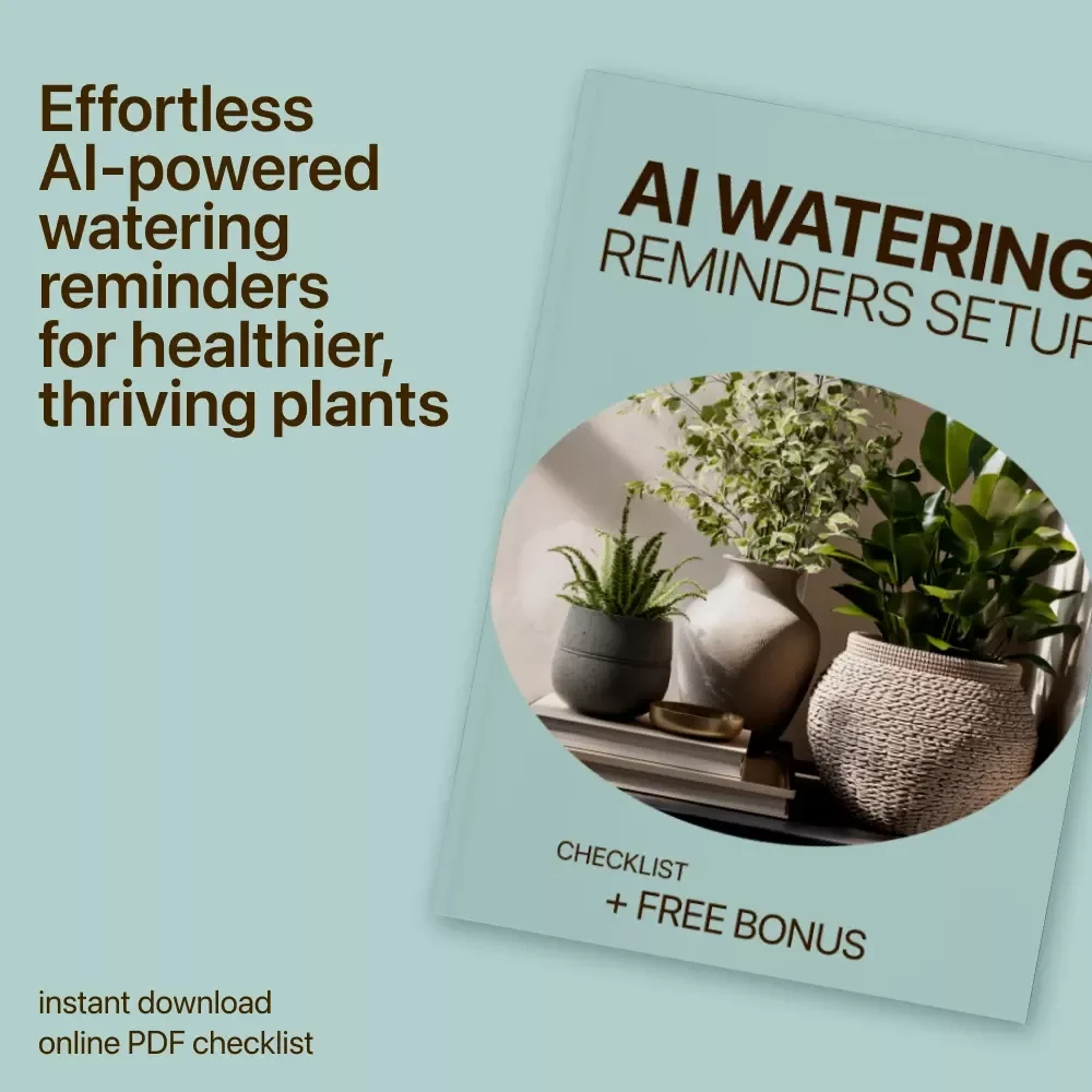 AI Watering Reminders Setup 🌱💧 | Smart Plant Care Checklist