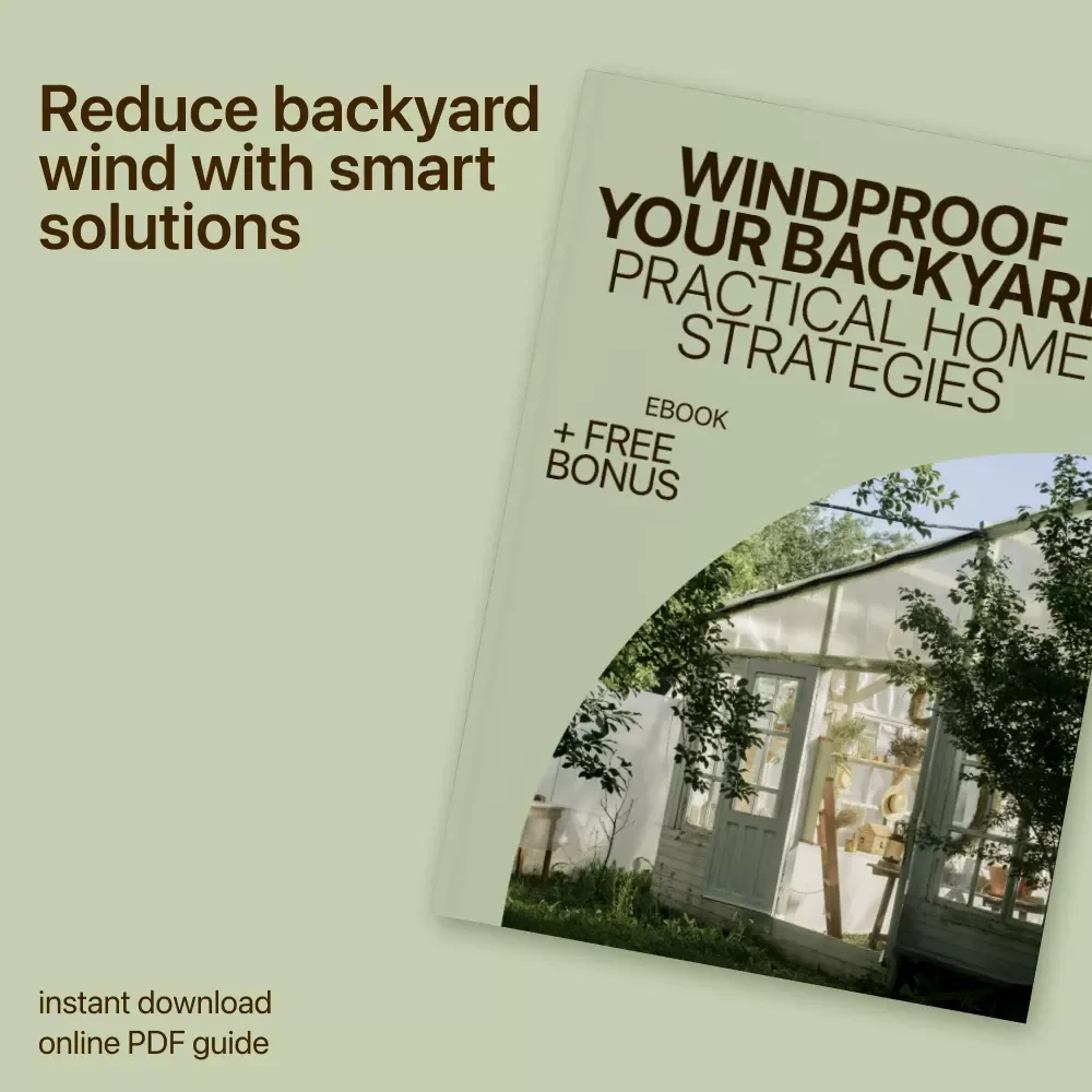 Windproof Your Backyard: Practical Home Strategies | eBook for Solving Home Outdoor Wind Issues, Smarter Outdoor Living Guide