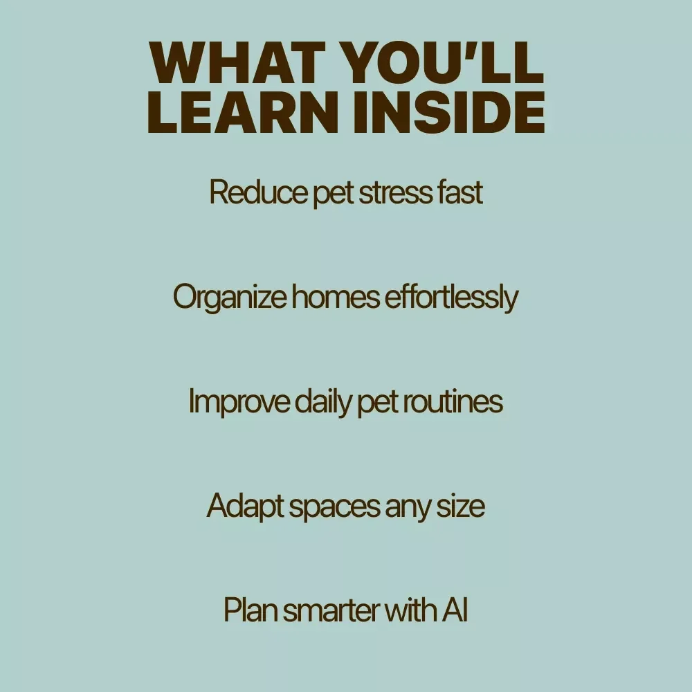 A Home Where Every Pet Has Its Own Place: Practical Pet Zones Ideas for Calmer, Happier Homes - eBook Guide