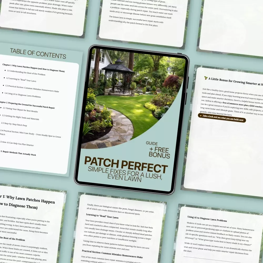 Patch Perfect: Simple Fixes for a Lush, Even Lawn - DIY Lawn Patch Repair Tips Guide