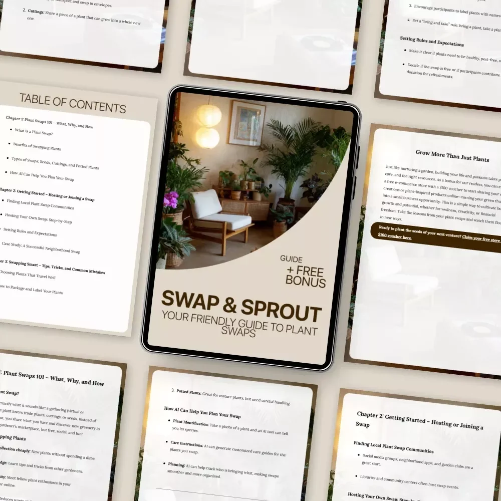 Swap & Sprout: Your Friendly Guide to Plant Swaps | Easy Plant Swaps How It Works Guide for Beginners, Garden Lovers & Community Growers