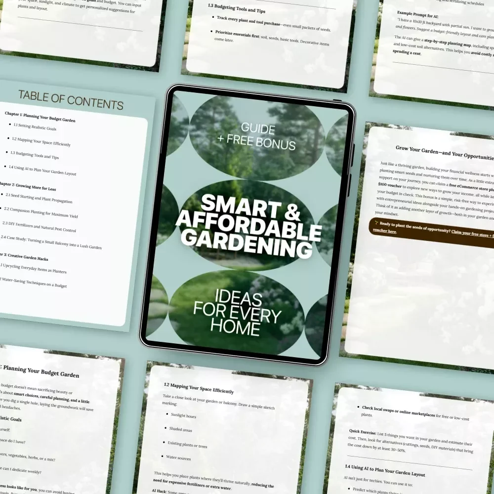 Smart & Affordable Gardening Ideas for Every Home – Practical Guide with Budget Gardening Ideas for Beginners & Small Spaces