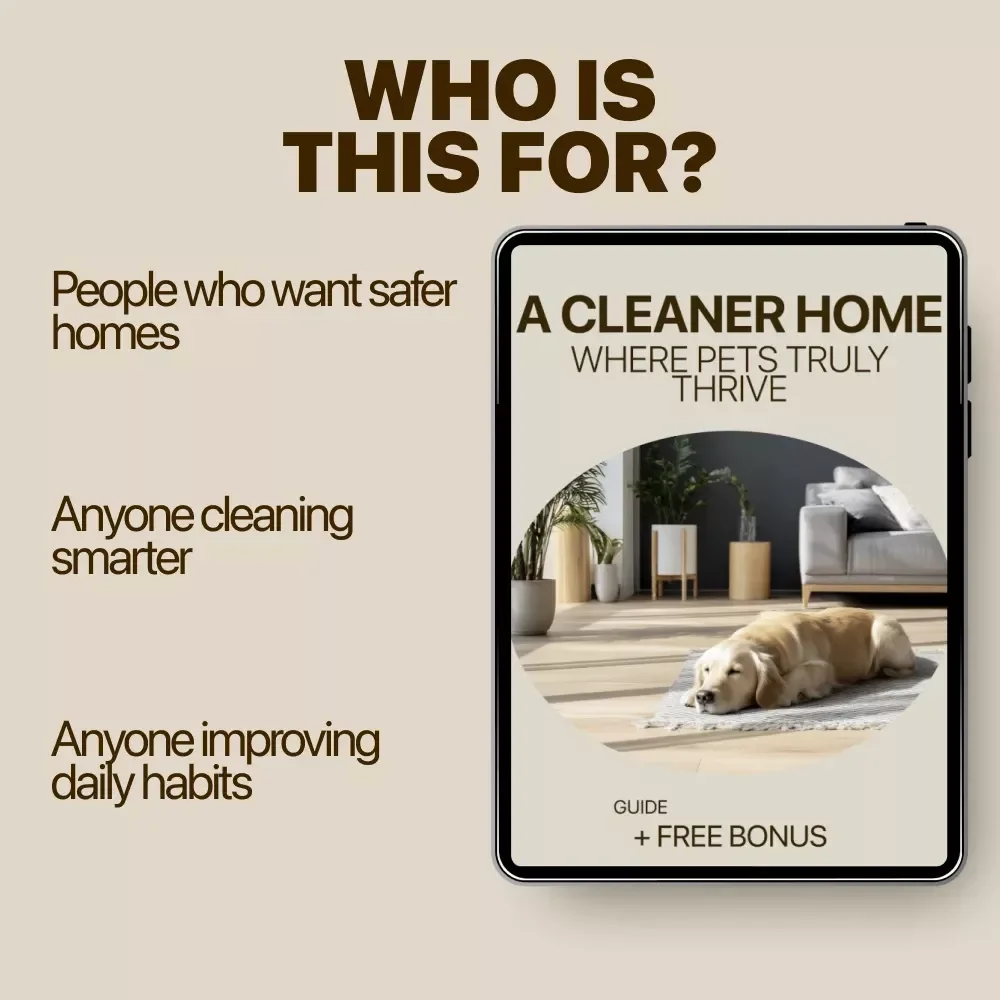 A Cleaner Home Where Pets Truly Thrive – Pet-Safe Cleaning Guide for Modern Homes | Simple Pet Safe Cleaning Habits for a Healthier Space