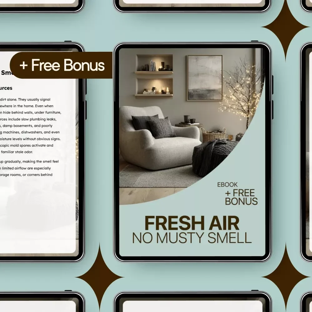 Fresh Air, No Musty Smell – Practical Musty Smell in Home Solutions eBook for Apartments, Basements & Small Spaces