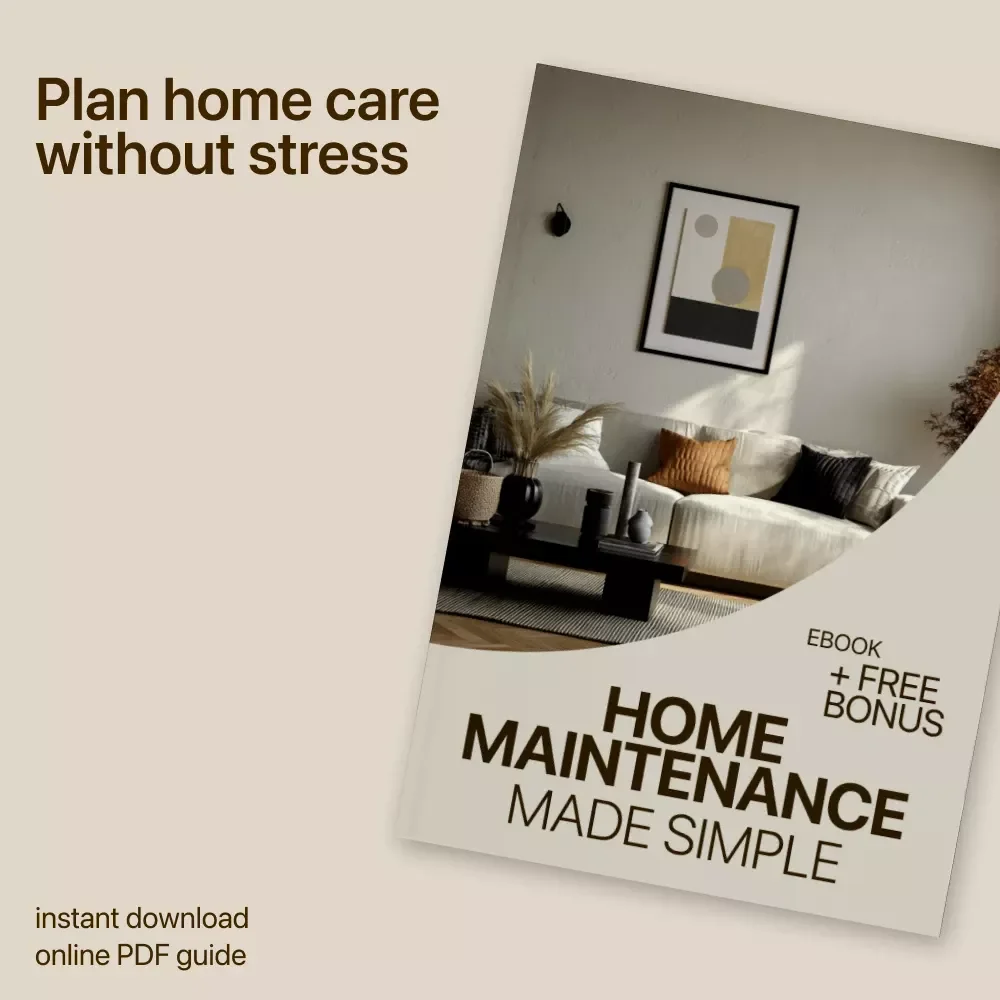 Home Maintenance, Made Simple – Practical eBook with a Home Maintenance Calendar for Stress-Free Year-Round Care