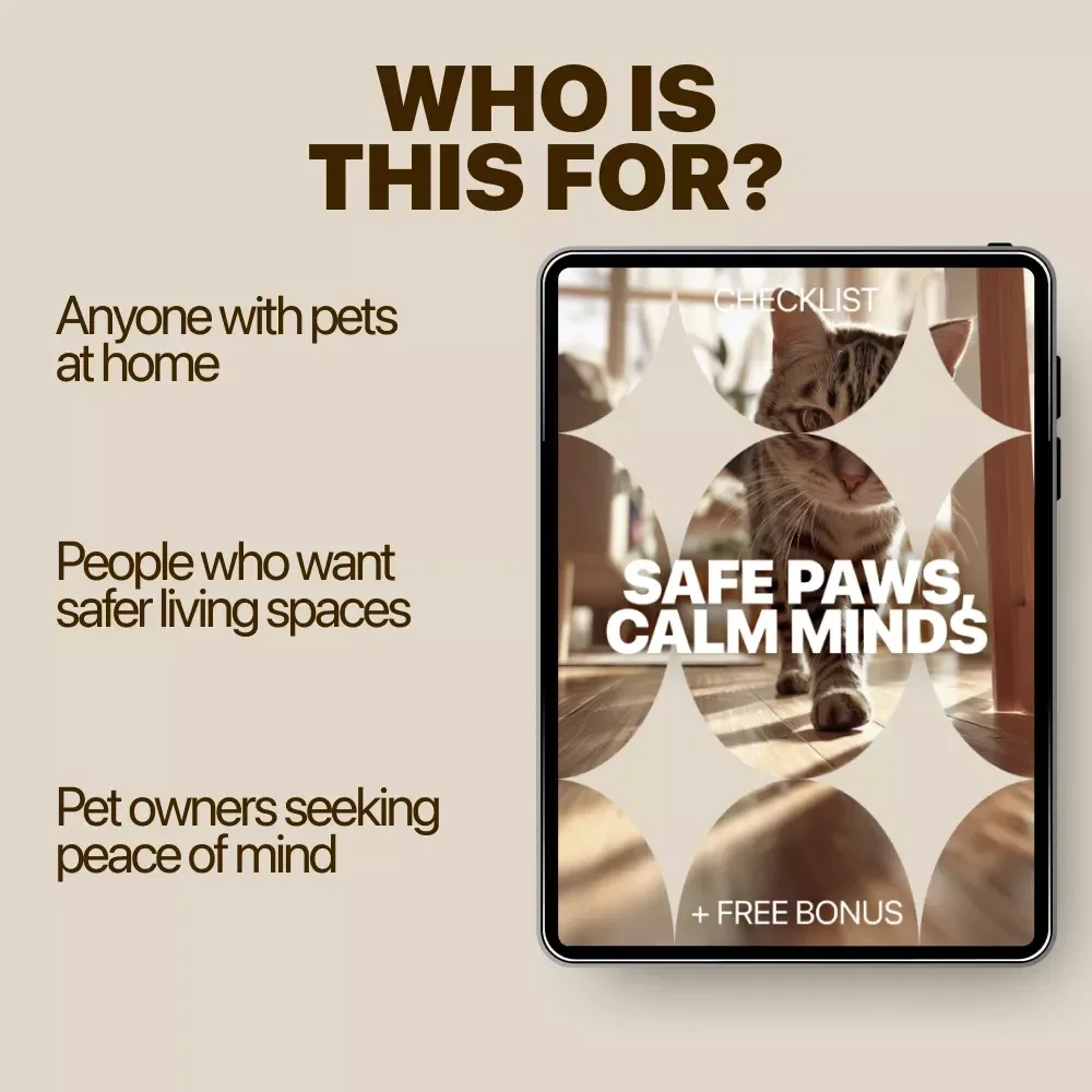 Safe Paws, Calm Minds: Pet Safety at Home Checklist for Peace of Mind