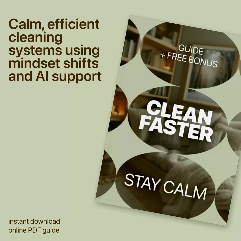 Clean Faster, Stay Calm – A Stress-Free Speed Cleaning Guide for Busy Homes | Learn how to clean faster without stress