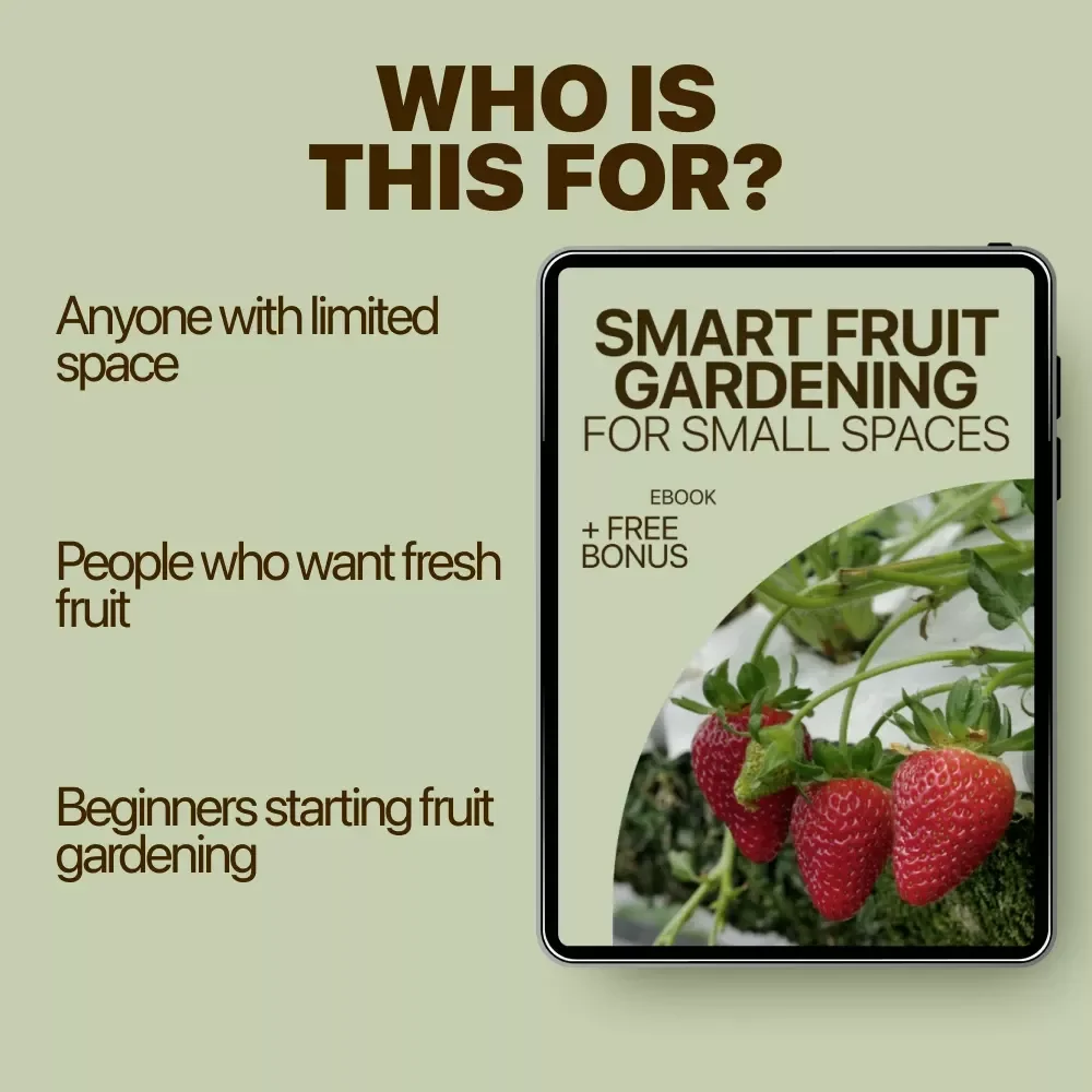 Smart Fruit Gardening for Small Spaces – Practical eBook Guide with Small Garden Fruit Ideas for Balconies, Patios & Tiny Yards