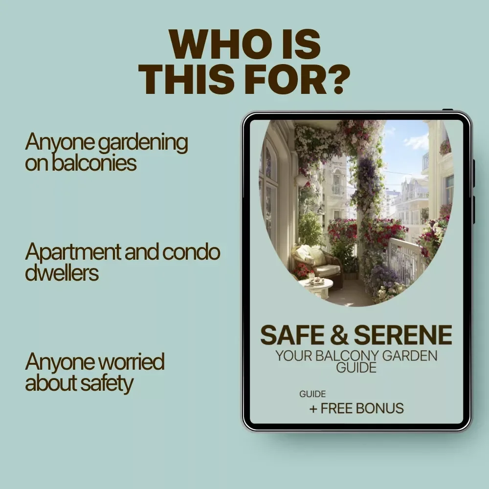 Safe & Serene: Your Balcony Garden Guide – Essential Balcony Garden Safety Tips for Peaceful, Beautiful Small-Space Gardening