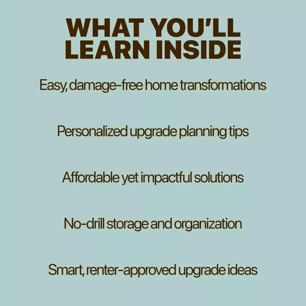 Renter-Friendly Home Upgrades That Feel Permanent - Easy & Affordable Guide for Renters