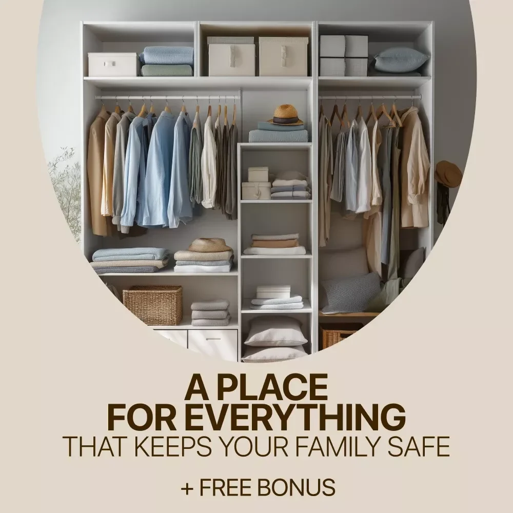A Place for Everything That Keeps Your Family Safe - Safe Storage Ideas for Families eBook