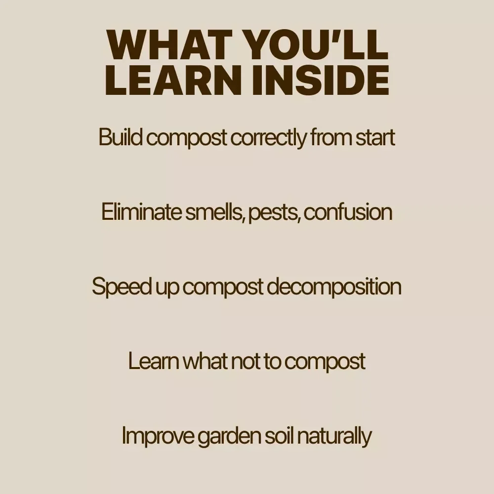 Compost Confessions: Avoiding Common Beginner Mistakes | Easy Composting eBook for Beginners | Learn Composting Mistakes Beginners Make & Build Healthy Soil
