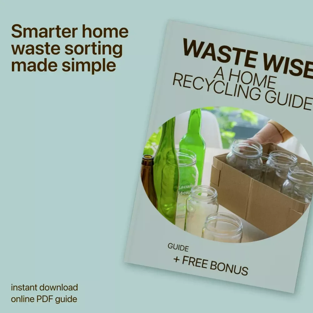 Waste Wise: A Home Recycling Guide | Simple Home Waste Sorting System, Eco-Friendly Living Guide & Digital Download