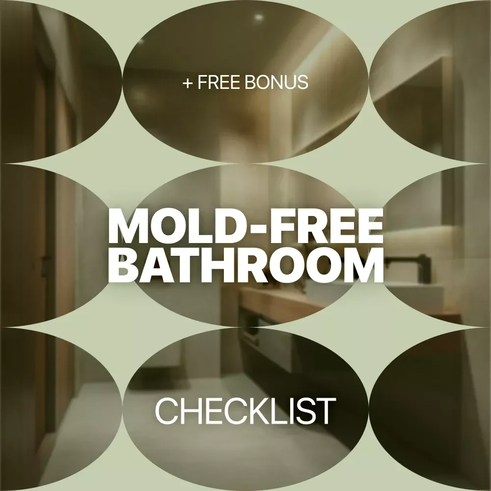Mold-Free Bathroom Checklist – Bathroom Mold Prevention Printable, Daily & Weekly Cleaning Checklist, Moisture Control Guide for a Healthier Home