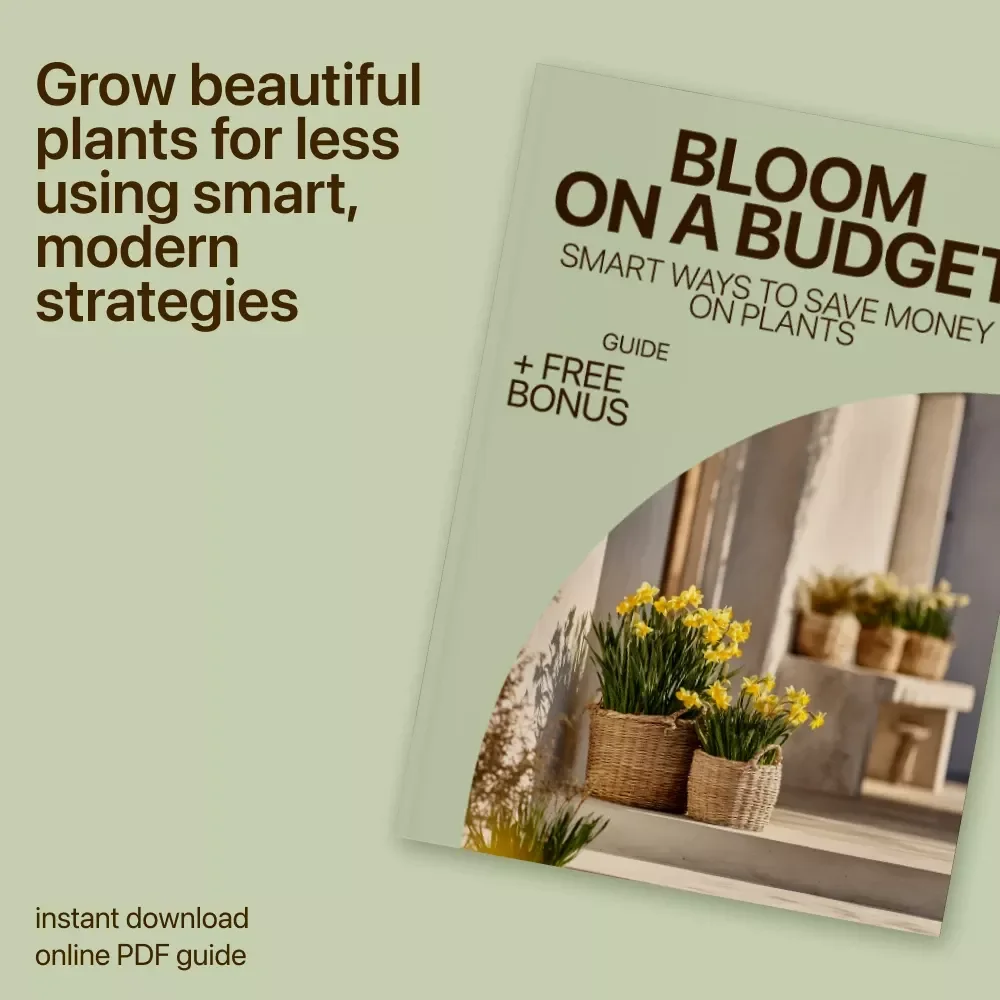 Bloom on a Budget: Smart Ways to Save Money on Plants | Digital Gardening Guide for Beginners & Plant Lovers | Learn how to save money on plants