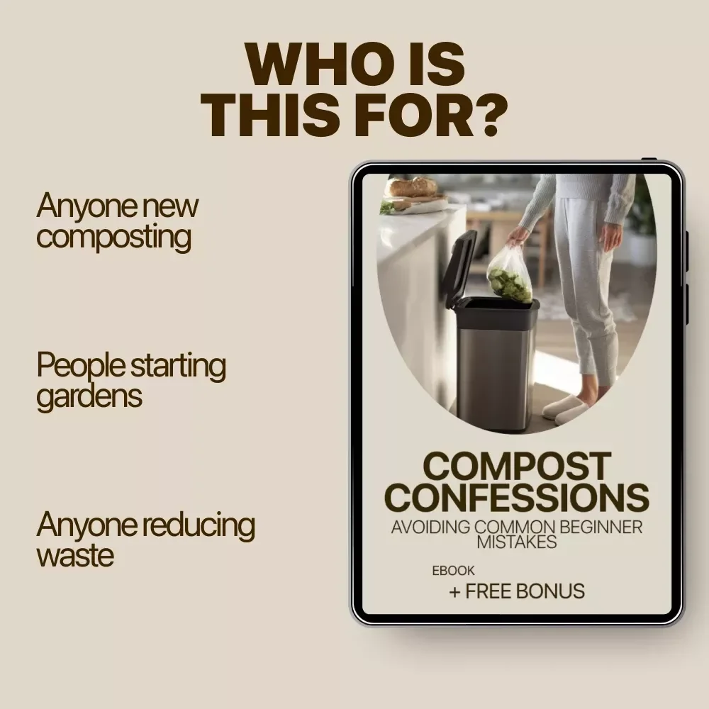 Compost Confessions: Avoiding Common Beginner Mistakes | Easy Composting eBook for Beginners | Learn Composting Mistakes Beginners Make & Build Healthy Soil