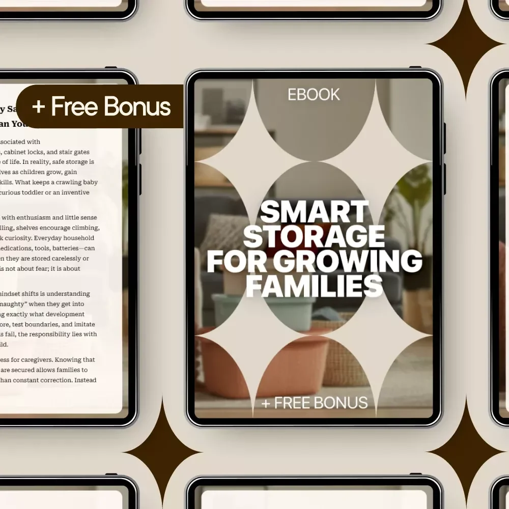 Smart Storage for Growing Families: Child Safe Storage Tips for Every Home