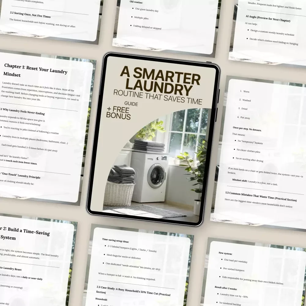 A Smarter Laundry Routine That Saves Time | Simple Guide for a Laundry Routine That Saves Time