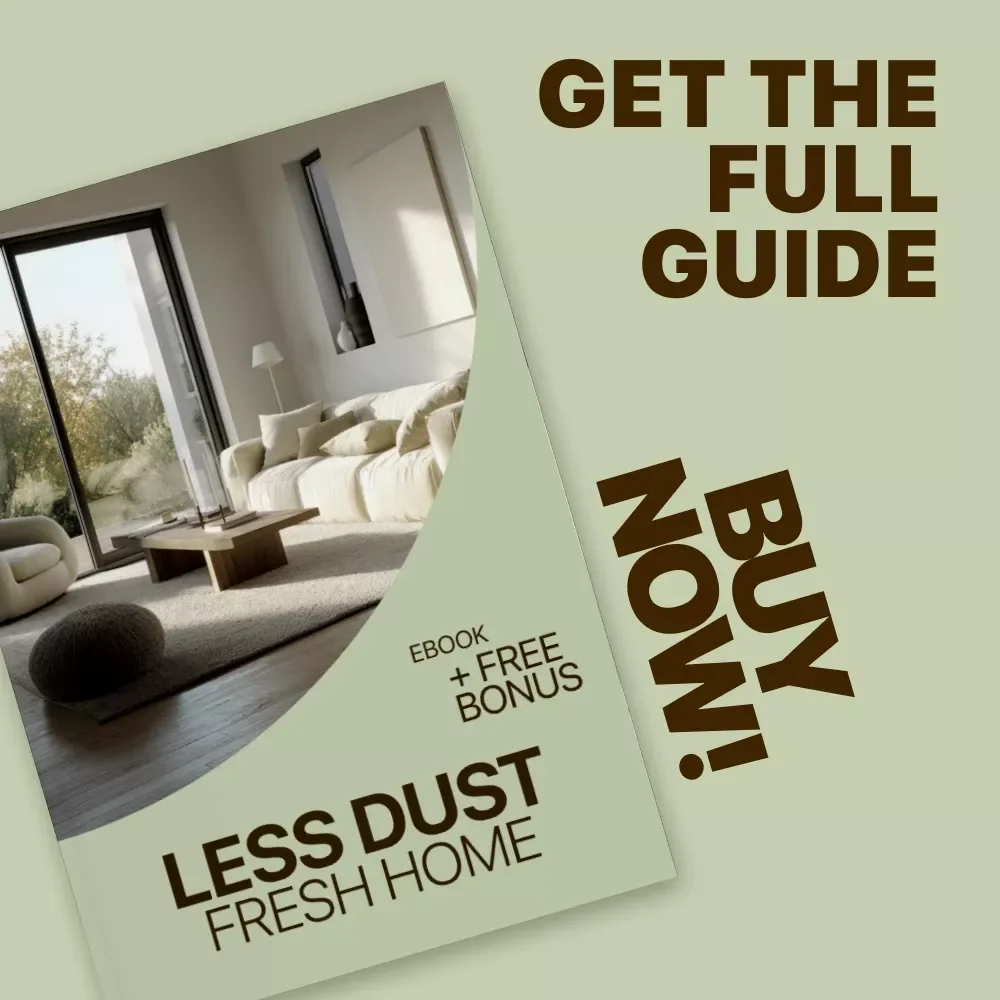 Less Dust, Fresh Home | Natural Low-Dust Living eBook Guide for a Cleaner, Healthier Space – Learn how to reduce dust in home naturally
